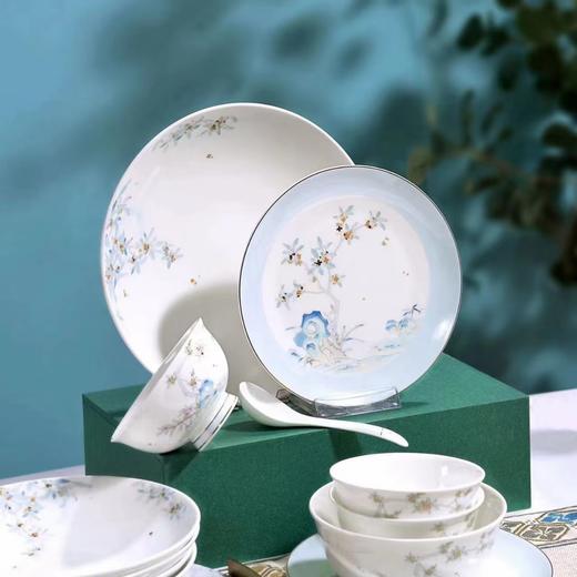 5F隆昌瓷器26头花好月圆餐具 商品图0