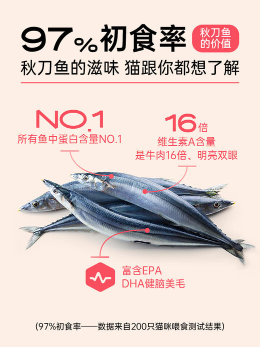 小安心 成猫专用粮 1kg 秋刀鱼鲜肉配方 蓝猫布偶成年猫全价冻干猫粮 商品图1