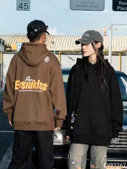 男加绒带帽卫衣93267 商品图3