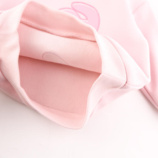 棉果果冬季新品女童半高领套头加绒卫衣M422180423621 商品图4