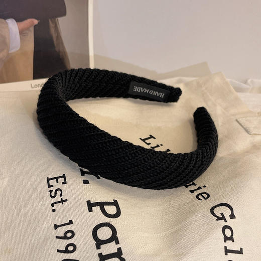 秋冬【赵露思同款针织发箍】高颅顶头饰  气质女生爆款  韩系头箍发卡 商品图6