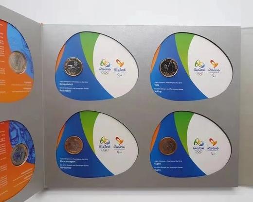 2016里约奥运会纪念币套装（四组共16枚带卡册） 商品图8