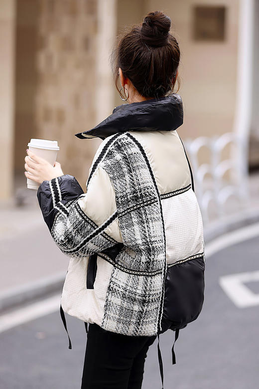 秋冬新款，小香风气质面包服羽绒服HR-BX2323 商品图5