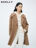NEELLY纳俪商场同款骆驼绒羊毛大衣女双排扣西装领中长双面呢外套N23105N01114 商品缩略图1