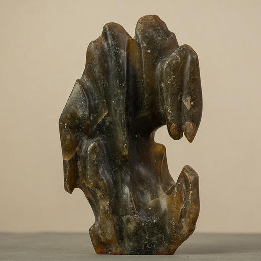 清 玉雕诗文印章山子 商品图0