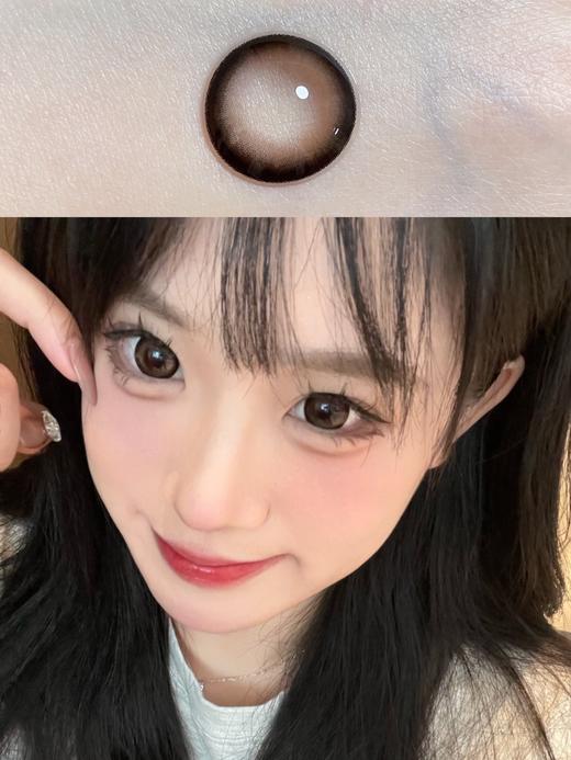 gugucon月抛  迷糊小羊/暧昧小熊/脸红小鹿 14.5mm  非离子 黑棕巧 商品图1