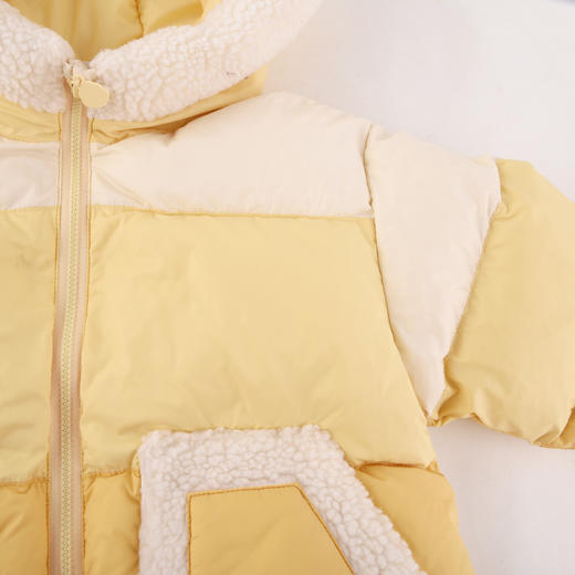 棉果果冬季新品女童中长款羽绒服M422102923601 商品图3