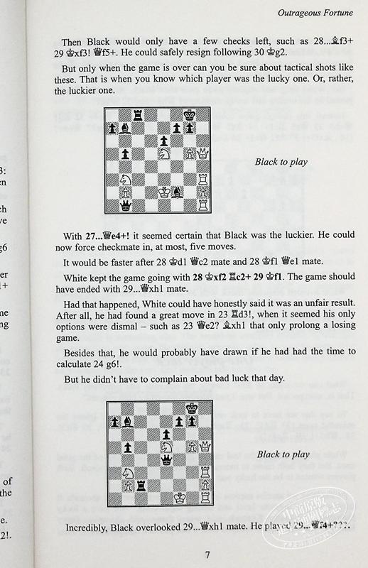 【中商原版】下棋之诈 以败取胜 How to Swindle in Chess Snatch Victory from a Losing Position 英文原版 Andrew Soltis 商品图5