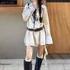 裁缝学苑AX133 长袖条纹衬衫裙纸样女装连衣裙子样板图裁剪样衣 商品缩略图5