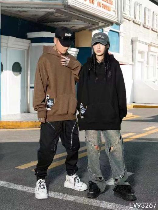 男加绒带帽卫衣93267 商品图1