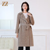 佐尔美秋冬新款 气质优雅羊驼毛长大衣女E24DC23 商品缩略图0