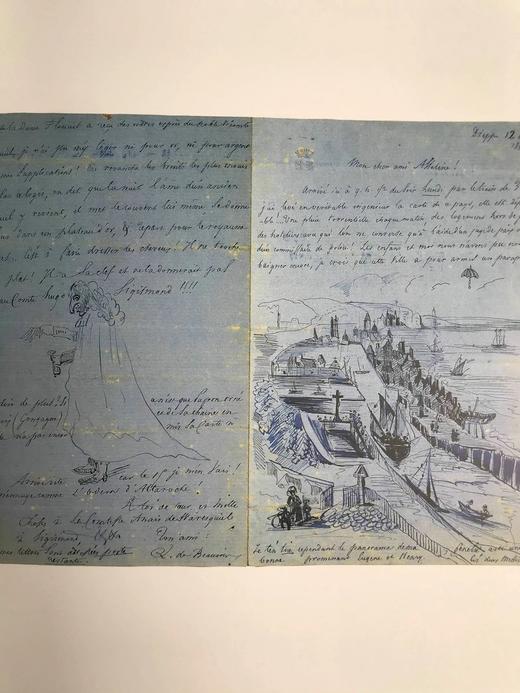 图文并茂的书信集：艺术家与作家书信集  370幅插图 精装大16开 商品图14