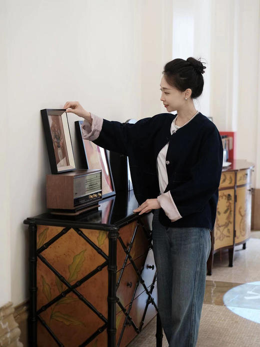 盛唐牡丹|新中式牛仔双面穿外套(不夹棉) 商品图9