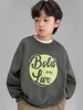 【字母印花卫衣！圆领潮流卫衣】男童卫衣春秋款儿童上装，圆领洋气打底上衣秋装潮，牛油果慕斯配色，大气潮流，柔软的面料，给孩子温暖的呵护lm 商品缩略图0