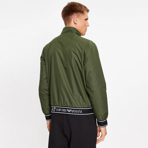 EMPORIO ARMANI EA7 阿玛尼男士字母徽标印花拉链外套 绿色 6RPB07 PN27Z 1845 商品图1