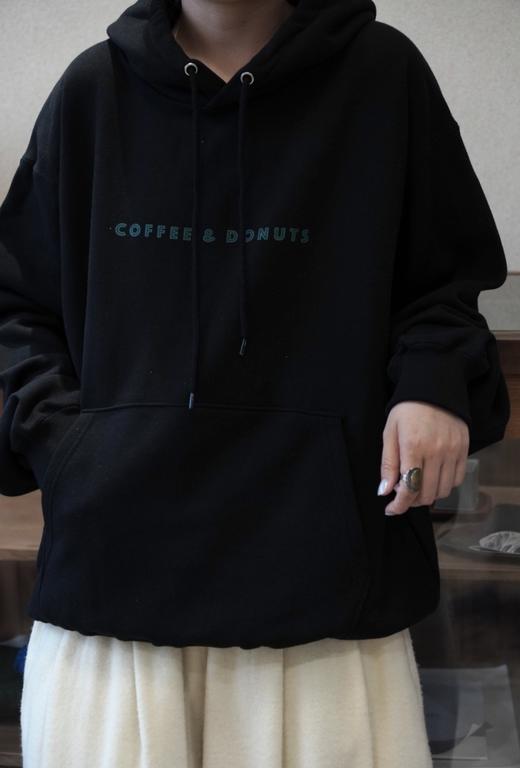 HARVESTY 字母连帽卫衣(COFFEE & DONUTS) 商品图0