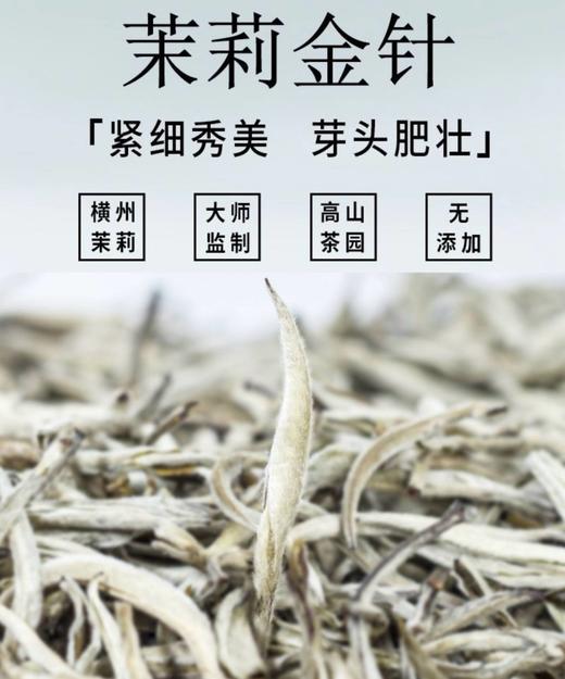 【甄选】高货茉莉金针横县特级2023茉莉花茶250g袋装 商品图2
