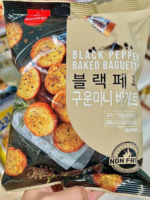 三立黑胡椒味面包干100g 商品图0