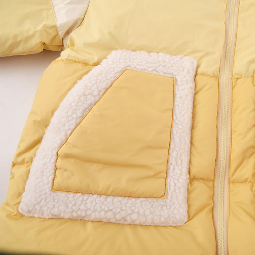 棉果果冬季新品女童中长款羽绒服M422102923601 商品图2