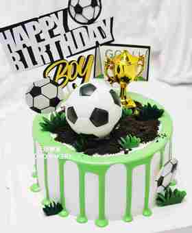 【足球主题新款蛋糕】