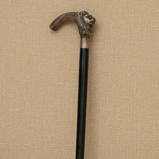 民国 银制狮头手杖 商品图3