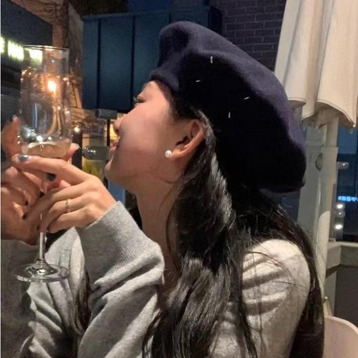 积分兑换 贝雷帽女孩回归 MM同款四缝线 法式or减龄 气质显脸小 商品图4