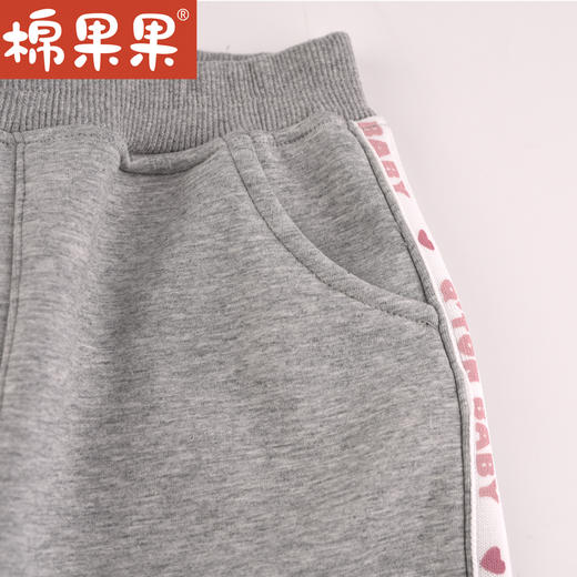 棉果果冬季新品女童针织加绒长裤M422200423628 商品图1