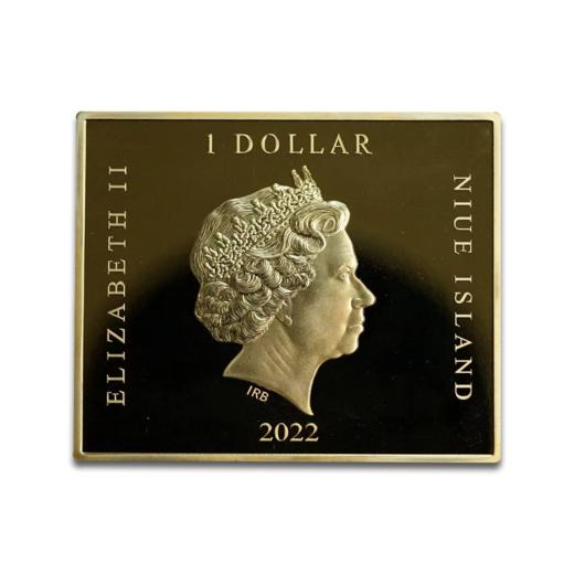 梵高《星空》双金属纪念币，拼图设计 纽埃发行 商品图2