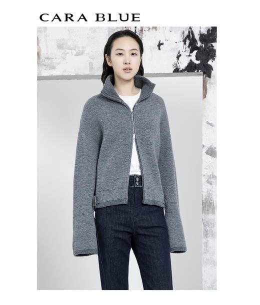 CARA BLUE时尚针织开衫 商品图0