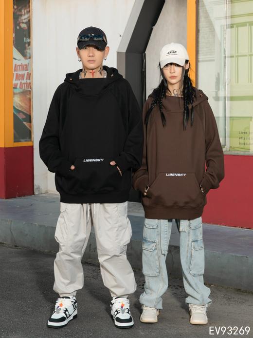 男加绒带帽卫衣93269 商品图5