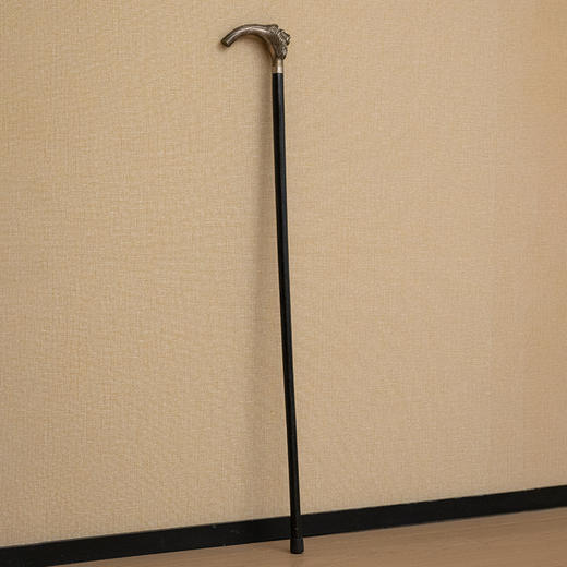 民国 银制狮头手杖 商品图4