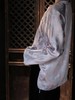 盛唐牡丹 |真丝提花斜襟上衣（蓝粉两面穿） 商品缩略图9