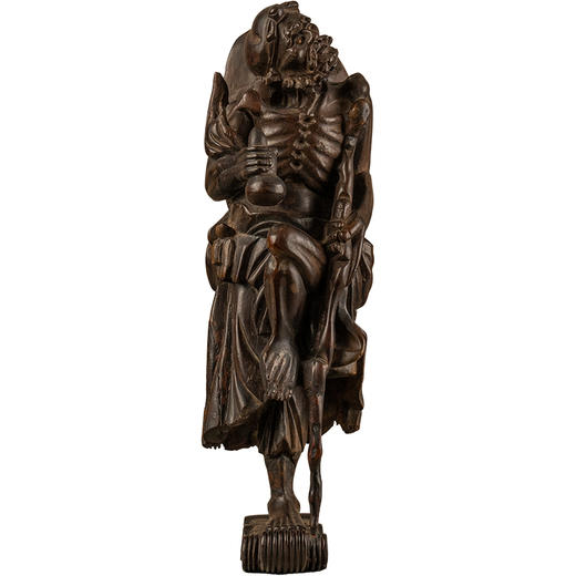 清 龙眼木雕铁拐李 商品图5