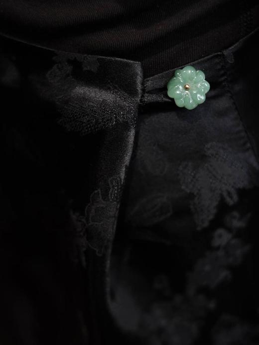 盛唐牡丹 | 早春真丝蝶恋花新中式女裙 商品图5