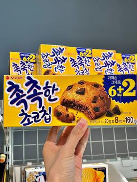 好丽友巧克力软曲奇饼干160g