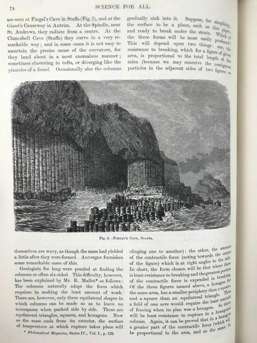 约19世纪后期 万物科学（卷3） 约百幅插图 漆布精装16开 商品图10