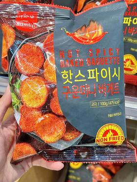 三立劲辣味面包干100g