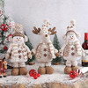 【超可爱❗️圣诞雪人伸缩公仔】时尚卡通圣诞节礼物新款针织麋鹿娃娃橱窗场景布置摆件雪人三八妇女节新年礼盒年货礼盒 商品缩略图0