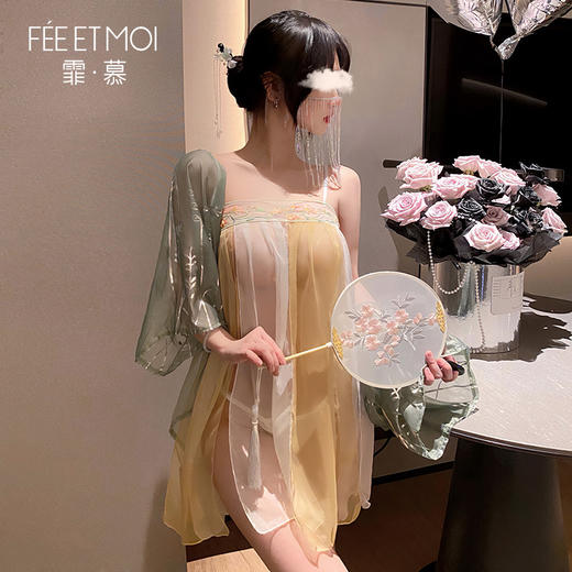 霏慕情趣内衣古风高端古典情趣汉服诱惑睡衣制服套装午夜魅力7874 商品图3