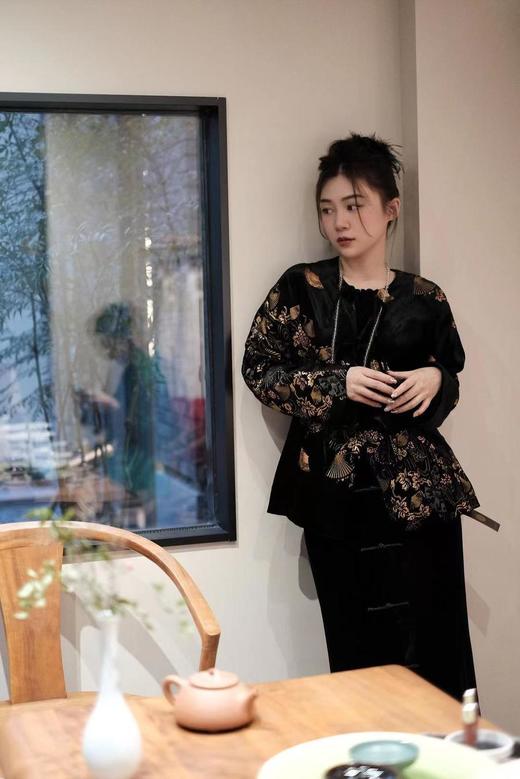 盛唐牡丹 |真丝丝绒女半裙 (夹薄棉或不夹棉) 商品图6