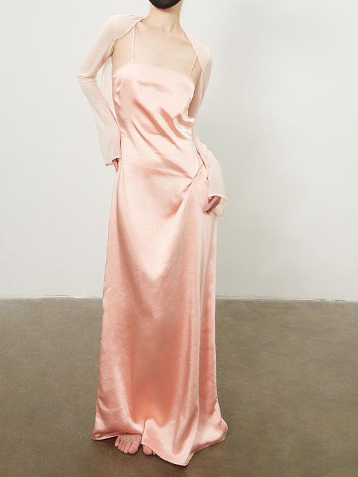 ranyepersonal｜dress SET  吊带露背平肩袖套两件式连衣裙 [ BODY23DR02- 黑0 / 白1 / 粉2  ] 商品图13