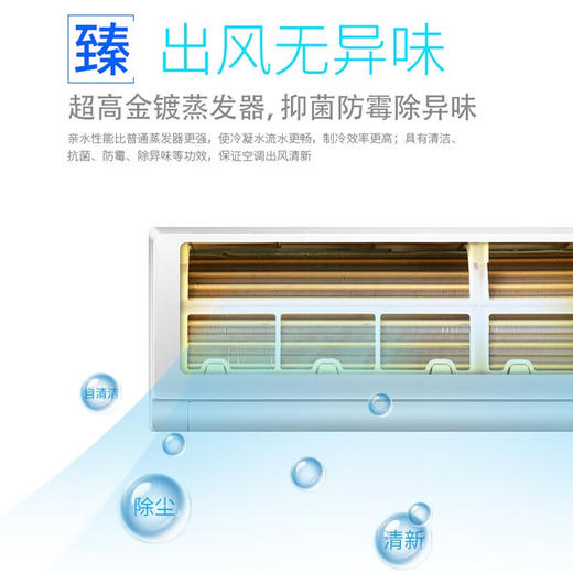 志高（CHIGO）KFR-26GW/KFR-35GW G1A(BP)-02 空调挂机冷暖一级变频家用卧室壁挂式节能轻音 商品图5