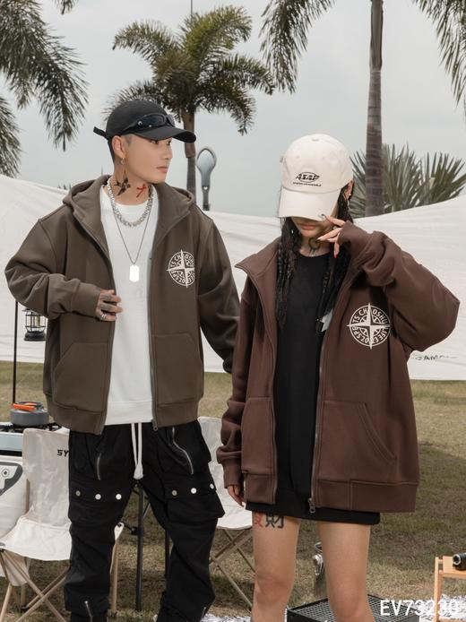 男加绒卫衣外套73230 商品图3