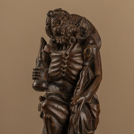 清 龙眼木雕铁拐李 商品图2