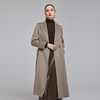 NH927斯尔丽23冬季新款气质时尚收腰修身西装领长款双面呢大衣 商品缩略图0