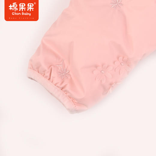 棉果果冬季新品女童羽绒外出哈衣连体衣M422722923606 商品图4