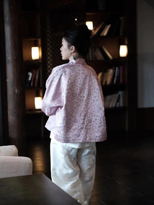 盛唐牡丹 |真丝凤凰纹女裤 商品图4