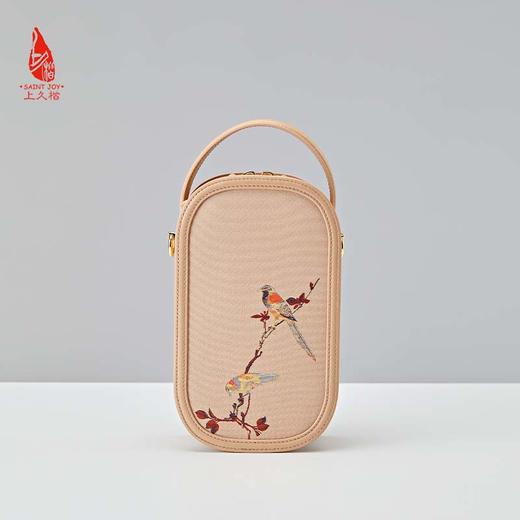 SAINTJOY/上久楷 宋锦斜背包 鹊上枝头 BWS23B0802 商品图9
