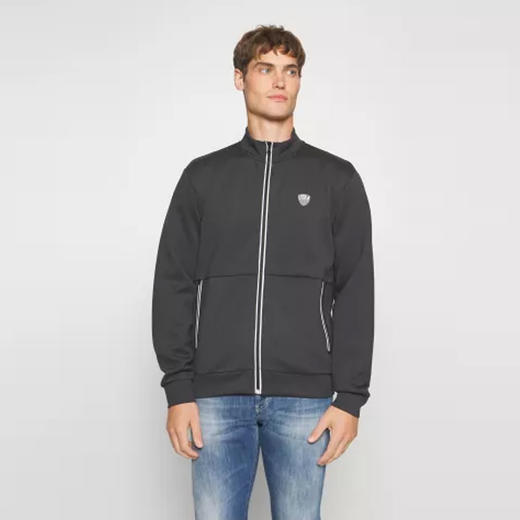 EMPORIO ARMANI EA7 阿玛尼 男士徽标贴花拉链卫衣 深蓝色 8NPM19 PJ4EZ 1578 商品图1