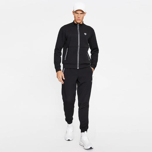 EMPORIO ARMANI EA7 阿玛尼 男士徽标贴花拉链卫衣 黑色 8NPM19 PJ4EZ 1200 商品图3